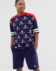 Свободная футболка с логотипом Donnay-Темно-синий