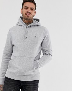Худи серого цвета с логотипом Original Penguin-Серый