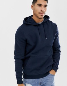 Темно-синий худи ASOS DESIGN