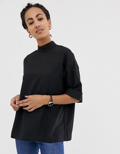 Oversize-топ ASOS DESIGN-Черный