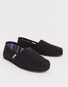 Классические черные эспадрильи TOMS-Черный