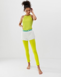 Бесшовные эластичные леггинсы ASOS 4505-Зеленый