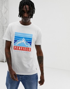 Белая футболка с принтом логотипа Penfield-Белый