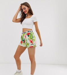 Свободные шорты с фирменной лентой и пальмовым принтом Ellesse recycled-Мульти