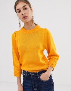 Джемпер с пышными рукавами ASOS DESIGN-Оранжевый