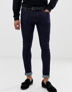 Супероблегающие джинсы цвета индиго ASOS DESIGN-Синий