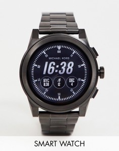 Мужские смарт-часы с черным циферблатом Michael Kors MKT5029-Черный