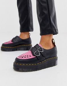Розовые туфли-криперы Dr. Martens x Lazy Oaf-Розовый