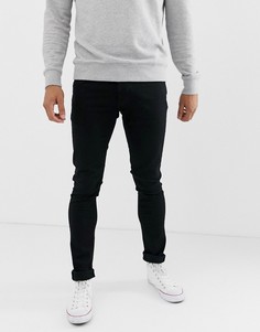 Супероблегающие джинсы Nudie Jeans Co - Tight Terry (ever black wash)-Черный