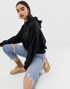 Черный oversize-худи ASOS DESIGN