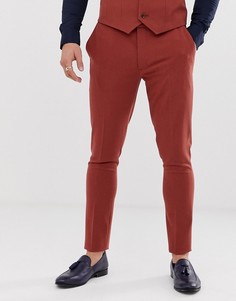 Брюки скинни ASOS DESIGN-Красный