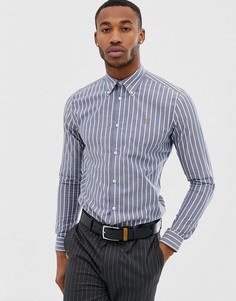 Синяя рубашка в полоску Farah-Синий