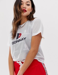 Свободная футболка 2 в 1 Donnay-Белый