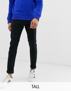 Черные саржевые чиносы Farah Drake-Черный