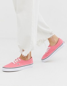 Розовые кроссовки из переработанного полиэстера Vans Authentic-Розовый