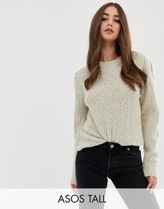Джемпер ASOS DESIGN Tall-Бежевый