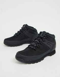 Черные походные ботинки со светоотражающей отделкой Timberland Euro Sprint-Черный