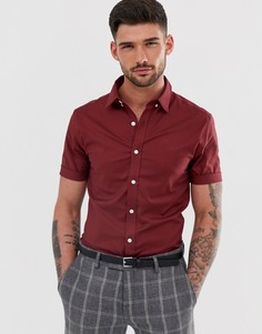Бордовая оксфордская рубашка New Look-Красный