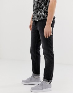 Зауженные джинсы слим Jack & Jones Intelligence TIM-Черный