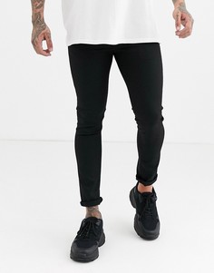 Черные джинсы скинни True Religion toni-Черный