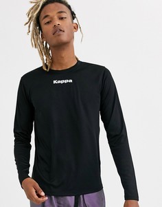 Лонгслив с логотипом Kappa-Черный