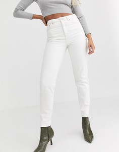 Белые джинсы в винтажном стиле Topshop-Белый
