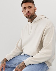 Бежевый oversize-худи ASOS DESIGN