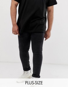 Черные джинсы скинни New Look Plus-Черный