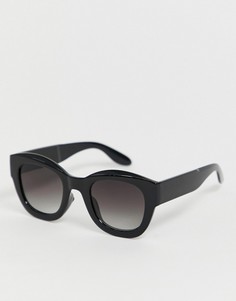 Черные овальные солнцезащитные очки AJ Morgan-Черный