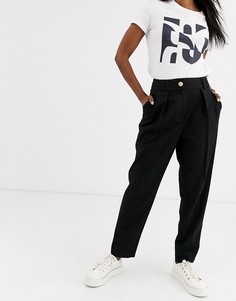 Черные брюки-галифе River Island-Черный