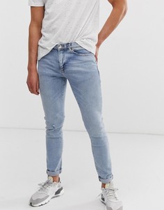 Голубые джинсы скинни River Island-Синий