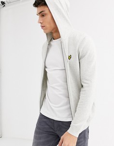 Худи на молнии Lyle & Scott-Серый