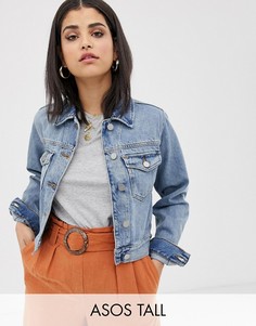 Синяя джинсовая куртка ASOS DESIGN Tall-Синий