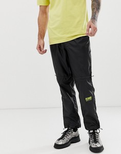 Черные легкие пляжные брюки из ткани рипстоп с вышитым логотипом Billionaire Boys Club-Черный