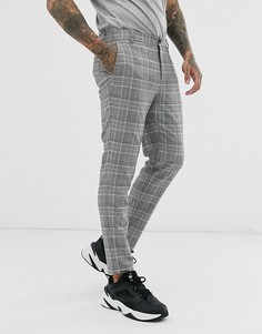 Купить мужские зауженные брюки в клетку в интернет-магазине Lookbuck