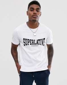 Футболка WESC Max superlative-Белый