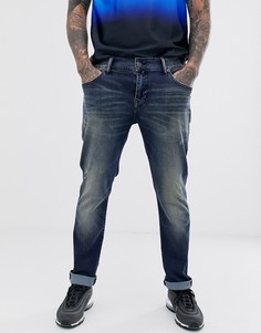 Джинсы скинни True Religion Rocco-Синий