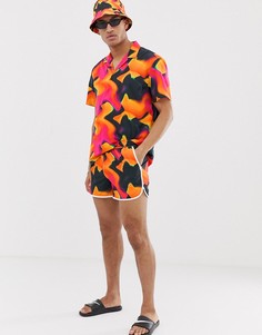 Шорты для плавания ASOS DESIGN-Оранжевый