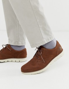 Коричневые кожаные туфли на шнуровке Timberland bradstreet-Светло-коричневый
