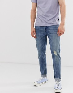Зауженные джинсы Burton Menswear-Зеленый