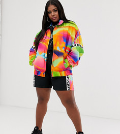 Шорты с полосками ASOS DESIGN x glaad& Curve-Мульти