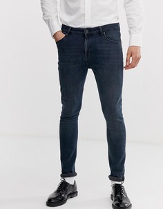 Синие супероблегающие джинсы ASOS DESIGN-Синий