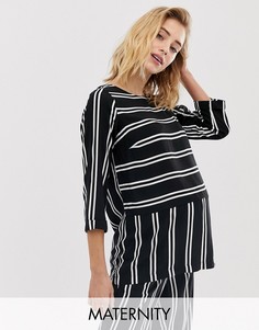 Топ в полоску Mamalicious maternity-Мульти Mama.Licious
