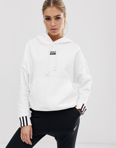 Худи белого цвета adidas Originals - RYV-Белый