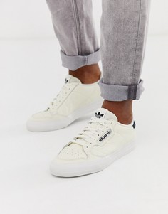 Белые кожаные кроссовки adidas Original continental 80-Белый