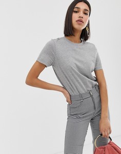 Серая футболка Vero Moda-Серый