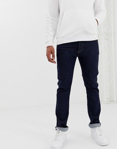 Синие джинсы скинни с логотипом Versace Jeans-Синий