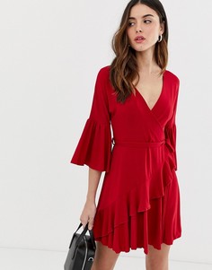 Платье с запахом French Connection Ellette-Красный