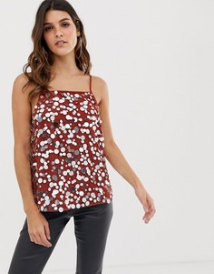 Топ с пайетками ASOS DESIGN-Оранжевый