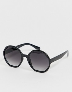 Черные большие солнцезащитные очки AJ Morgan-Черный